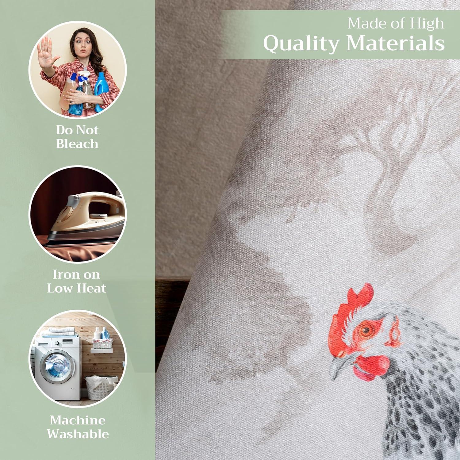 imageMaison d Hermine Kitchen Towels Set of 3 100 Cotton 20quot x 275quot Reusable Cloth Tea Dish Towels Absorbent with Hanging Loop for Kitchen Dining Thanksgiving Decorations Noel03  Basse Cour