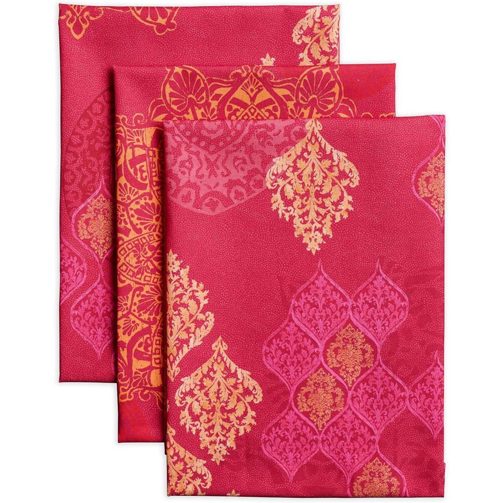 imageMaison d Hermine Kitchen Towels Set of 3 100 Cotton 20quot x 275quot Reusable Cloth Tea Dish Towels Absorbent with Hanging Loop for Kitchen Dining Thanksgiving Decorations Holy Jouy  Brown24  Versailles