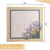 imageMaison d Hermine Cloth Napkins Set of 4 100 Cotton for Thanksgiving Decorations Everyday Reusable Square Fall Napkins Cloth Washable Dinner Party Wedding Pumpkin Garden  Dark Green 20quotx20quot28  Fanny Lavender