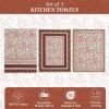 imageMaison d Hermine Kitchen Towels Set of 3 100 Cotton 20quot x 275quot Reusable Cloth Tea Dish Towels Absorbent with Hanging Loop for Kitchen Dining Thanksgiving Decorations Noel13  Reveillon Au Jardin