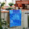 imageMaison d Hermine Kitchen Towels Set of 3 100 Cotton 20quot x 275quot Reusable Cloth Tea Dish Towels Absorbent with Hanging Loop for Kitchen Dining Thanksgiving Decorations Holy Jouy  Brown02  Indigo Love