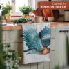 imageMaison d Hermine Kitchen Towels Set of 3 100 Cotton 20quot x 275quot Reusable Cloth Tea Dish Towels Absorbent with Hanging Loop for Kitchen Dining Thanksgiving Decorations Noel27  Flying Birds