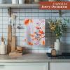 imageMaison d Hermine Kitchen Towels Set of 3 100 Cotton 20quot x 275quot Reusable Cloth Tea Dish Towels Absorbent with Hanging Loop for Kitchen Dining Thanksgiving Decorations Noel16  Oak Leaves