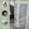 imageMaison d Hermine Shower Curtain 100 Cotton One Panel 70quotx72quot Washable Fabric Shower Curtains for Bathroom Easy Hanging with 12 Button Holes  Home Farmhouse Hotel Spa Luxury Loft  Peach28  the Miller  Antique Green