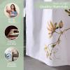 imageMaison d Hermine Shower Curtain 100 Cotton One Panel 70quotx72quot Washable Fabric Shower Curtains for Bathroom Easy Hanging with 12 Button Holes  Home Farmhouse Hotel Spa Luxury Loft  Peach19  Passion