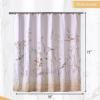 imageMaison d Hermine Shower Curtain 100 Cotton One Panel 70quotx72quot Washable Fabric Shower Curtains for Bathroom Easy Hanging with 12 Button Holes  Home Farmhouse Hotel Spa Luxury Loft  Peach07  Meadow Florals