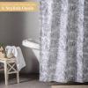 imageMaison d Hermine Shower Curtain 100 Cotton One Panel 70quotx72quot Washable Fabric Shower Curtains for Bathroom Easy Hanging with 12 Button Holes  Home Farmhouse Hotel Spa Luxury Loft  Peach29  the Miller  Paloma Grey
