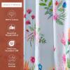 imageMaison d Hermine Shower Curtain 100 Cotton One Panel 70quotx72quot Washable Fabric Shower Curtains for Bathroom Easy Hanging with 12 Button Holes  Home Farmhouse Hotel Spa Luxury Loft  Peach25  Jardin Dete