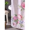 imageMaison d Hermine Shower Curtain 100 Cotton One Panel 70quotx72quot Washable Fabric Shower Curtains for Bathroom Easy Hanging with 12 Button Holes  Home Farmhouse Hotel Spa Luxury Loft  Peach18  Champ De Mars