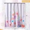 imageMaison d Hermine Shower Curtain 100 Cotton One Panel 70quotx72quot Washable Fabric Shower Curtains for Bathroom Easy Hanging with 12 Button Holes  Home Farmhouse Hotel Spa Luxury Loft  Peach21  Floral