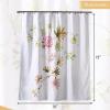 imageMaison d Hermine Shower Curtain 100 Cotton One Panel 70quotx72quot Washable Fabric Shower Curtains for Bathroom Easy Hanging with 12 Button Holes  Home Farmhouse Hotel Spa Luxury Loft  Peach19  Passion
