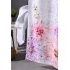 imageMaison d Hermine Shower Curtain 100 Cotton One Panel 70quotx72quot Washable Fabric Shower Curtains for Bathroom Easy Hanging with 12 Button Holes  Home Farmhouse Hotel Spa Luxury Loft  Peach21  Floral