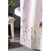 imageMaison d Hermine Shower Curtain 100 Cotton One Panel 70quotx72quot Washable Fabric Shower Curtains for Bathroom Easy Hanging with 12 Button Holes  Home Farmhouse Hotel Spa Luxury Loft  Peach02  Botanical Fresh