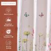imageMaison d Hermine Shower Curtain 100 Cotton One Panel 70quotx72quot Washable Fabric Shower Curtains for Bathroom Easy Hanging with 12 Button Holes  Home Farmhouse Hotel Spa Luxury Loft  Peach02  Botanical Fresh