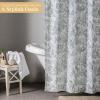 imageMaison d Hermine Shower Curtain 100 Cotton One Panel 70quotx72quot Washable Fabric Shower Curtains for Bathroom Easy Hanging with 12 Button Holes  Home Farmhouse Hotel Spa Luxury Loft  Peach28  the Miller  Antique Green