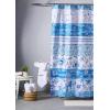 imageMaison d Hermine Shower Curtain 100 Cotton One Panel 70quotx72quot Washable Fabric Shower Curtains for Bathroom Easy Hanging with 12 Button Holes  Home Farmhouse Hotel Spa Luxury Loft  Peach24  Summer Blues