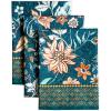 imageMaison d Hermine Kitchen Towels Set of 3 100 Cotton 20quot x 275quot Reusable Cloth Tea Dish Towels Absorbent with Hanging Loop for Kitchen Dining Thanksgiving Decorations Noel31  Luxury Loft  Dark Teal
