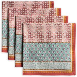 imageMaison d Hermine Cloth Napkins Set of 4 100 Cotton for Thanksgiving Decorations Everyday Reusable Square Fall Napkins Cloth Washable Dinner Party Wedding Pumpkin Garden  Dark Green 20quotx20quot08  Provence