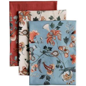 imageMaison d Hermine Kitchen Towels Set of 3 100 Cotton 20quot x 275quot Reusable Cloth Tea Dish Towels Absorbent with Hanging Loop for Kitchen Dining Thanksgiving Decorations Holy Jouy  Brown29  Dalida