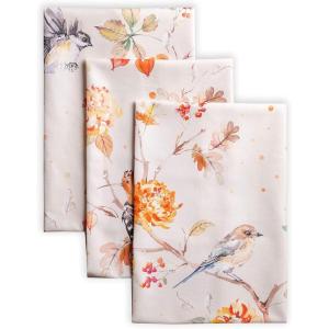 imageMaison d Hermine Kitchen Towels Set of 3 100 Cotton 20quot x 275quot Reusable Cloth Tea Dish Towels Absorbent with Hanging Loop for Kitchen Dining Thanksgiving Decorations Holy Jouy  Brown09  Kelim  Prairie