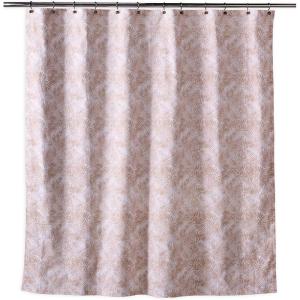 imageMaison d Hermine Shower Curtain 100 Cotton One Panel 70quotx72quot Washable Fabric Shower Curtains for Bathroom Easy Hanging with 12 Button Holes  Home Farmhouse Hotel Spa Luxury Loft  Peach23  Bamako