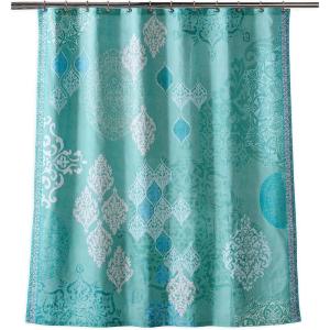 imageMaison d Hermine Shower Curtain 100 Cotton One Panel 70quotx72quot Washable Fabric Shower Curtains for Bathroom Easy Hanging with 12 Button Holes  Home Farmhouse Hotel Spa Luxury Loft  Peach16  Versailles