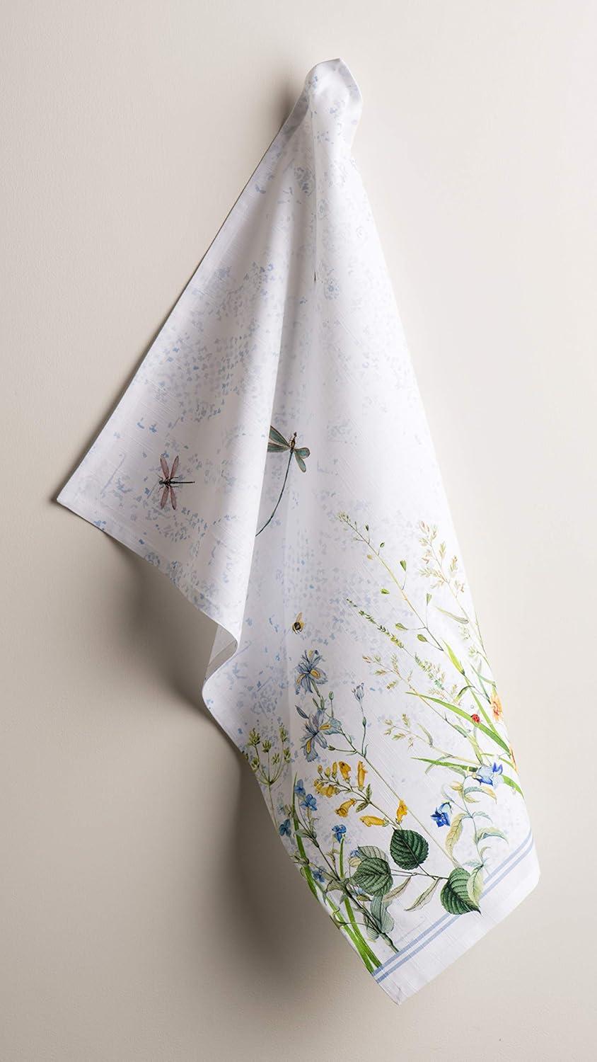 imageMaison d Hermine Kitchen Towels Set of 3 100 Cotton 20quot x 275quot Reusable Cloth Tea Dish Towels Absorbent with Hanging Loop for Kitchen Dining Thanksgiving Christmas Decorations Nila07  Fleurs De Mai