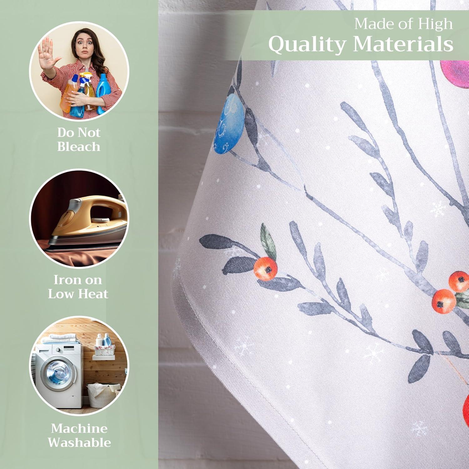 imageMaison d Hermine Kitchen Towels Set of 3 100 Cotton 20quot x 275quot Reusable Cloth Tea Dish Towels Absorbent with Hanging Loop for Kitchen Dining Thanksgiving Christmas Decorations Nila16  Fairy Christmas