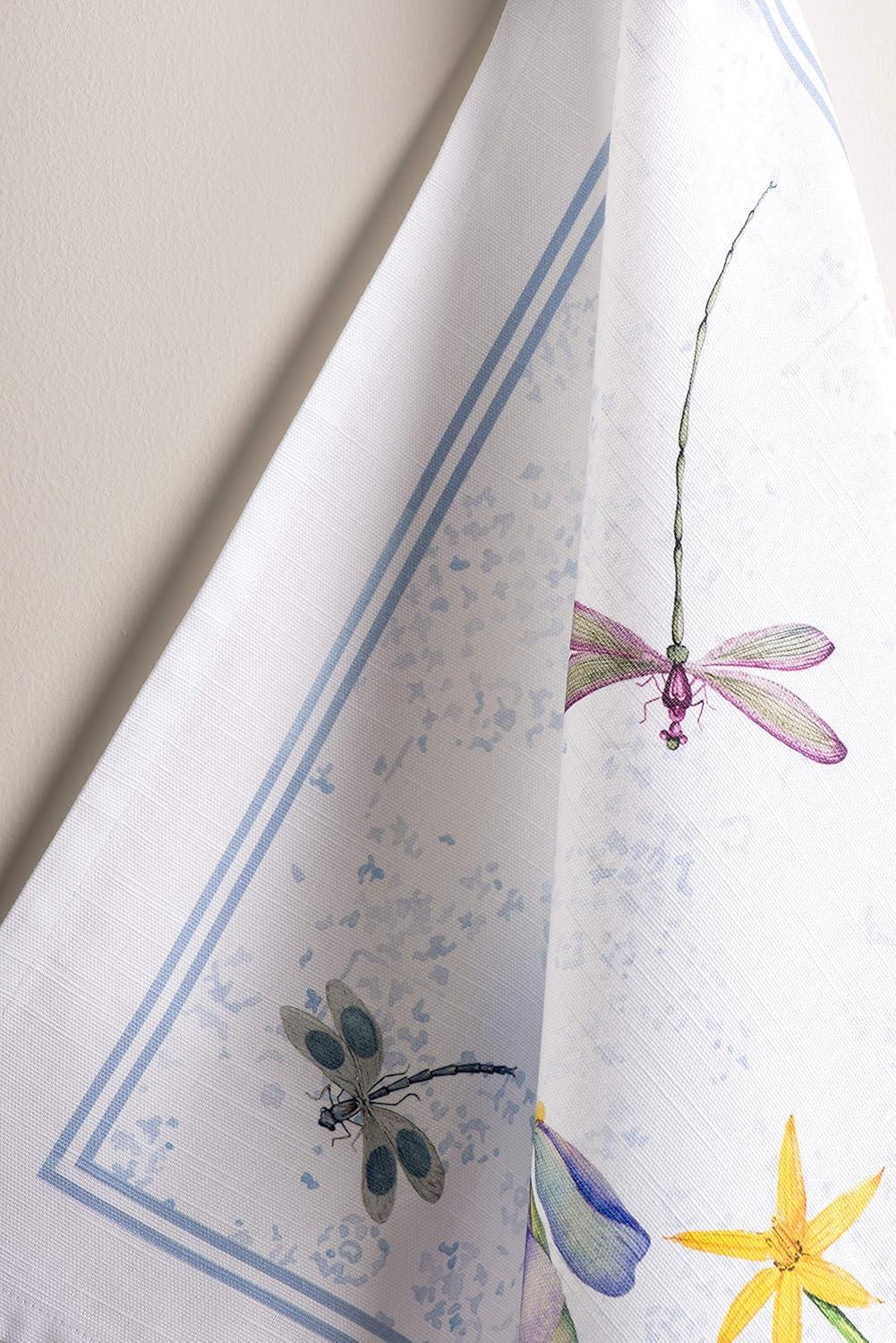 imageMaison d Hermine Kitchen Towels Set of 3 100 Cotton 20quot x 275quot Reusable Cloth Tea Dish Towels Absorbent with Hanging Loop for Kitchen Dining Thanksgiving Christmas Decorations Nila07  Fleurs De Mai