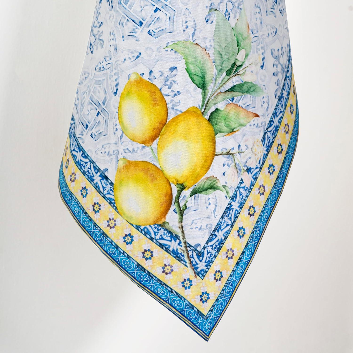 imageMaison d Hermine Kitchen Towels Set of 3 100 Cotton 20quot x 275quot Reusable Cloth Tea Dish Towels Absorbent with Hanging Loop for Kitchen Dining Thanksgiving Christmas Decorations Recolte22  Citrus