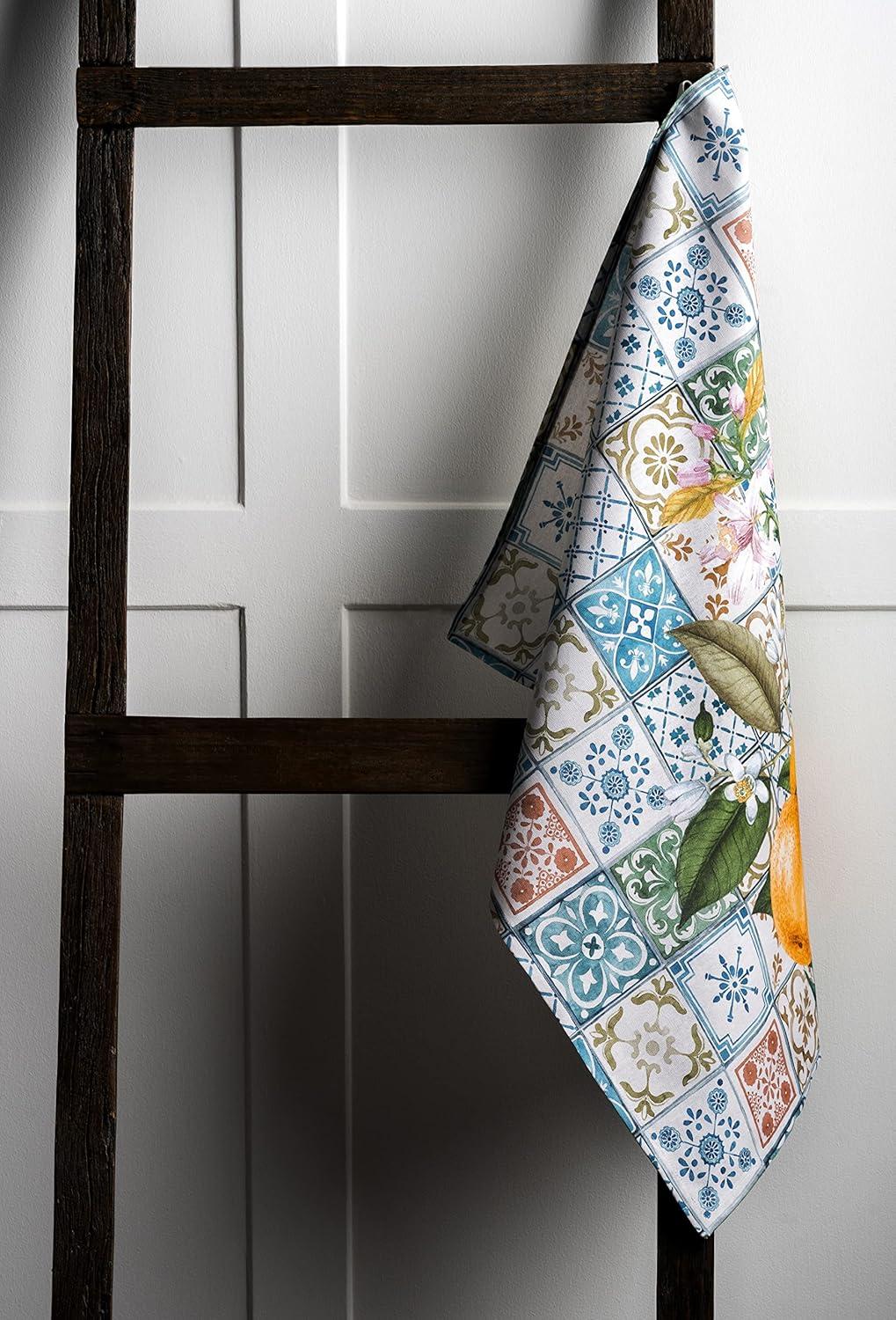 imageMaison d Hermine Kitchen Towels Set of 3 100 Cotton 20quot x 275quot Reusable Cloth Tea Dish Towels Absorbent with Hanging Loop for Kitchen Dining Thanksgiving Christmas Decorations Nila22  Agrume