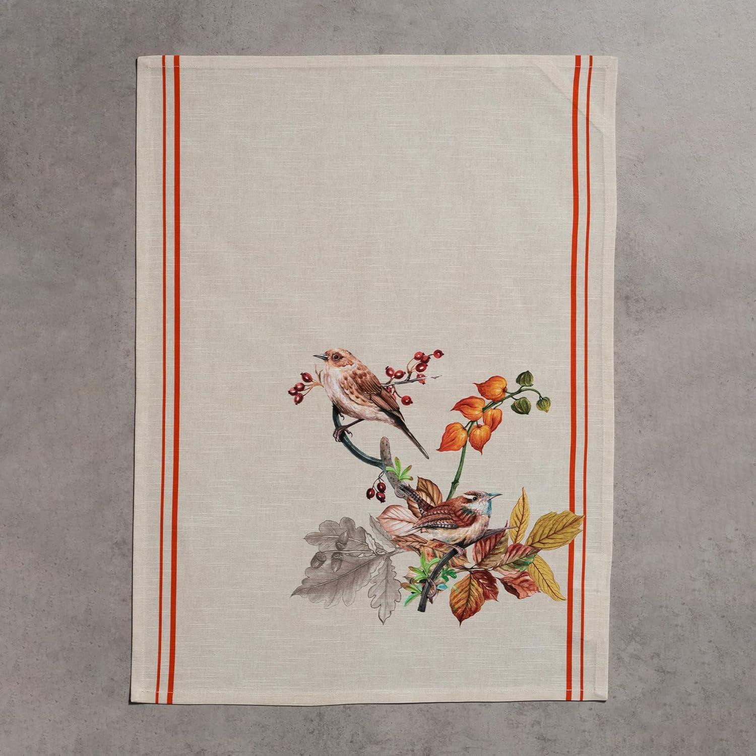 imageMaison d Hermine Kitchen Towels Set of 3 100 Cotton 20quot x 275quot Reusable Cloth Tea Dish Towels Absorbent with Hanging Loop for Kitchen Dining Thanksgiving Christmas Decorations Recolte12  Recolte