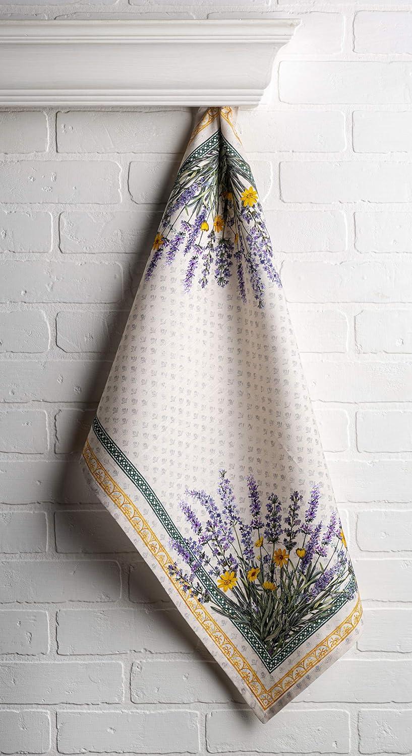 imageMaison d Hermine Kitchen Towels Set of 3 100 Cotton 20quot x 275quot Reusable Cloth Tea Dish Towels Absorbent with Hanging Loop for Kitchen Dining Thanksgiving Christmas Decorations Nila28  Fanny Lavender