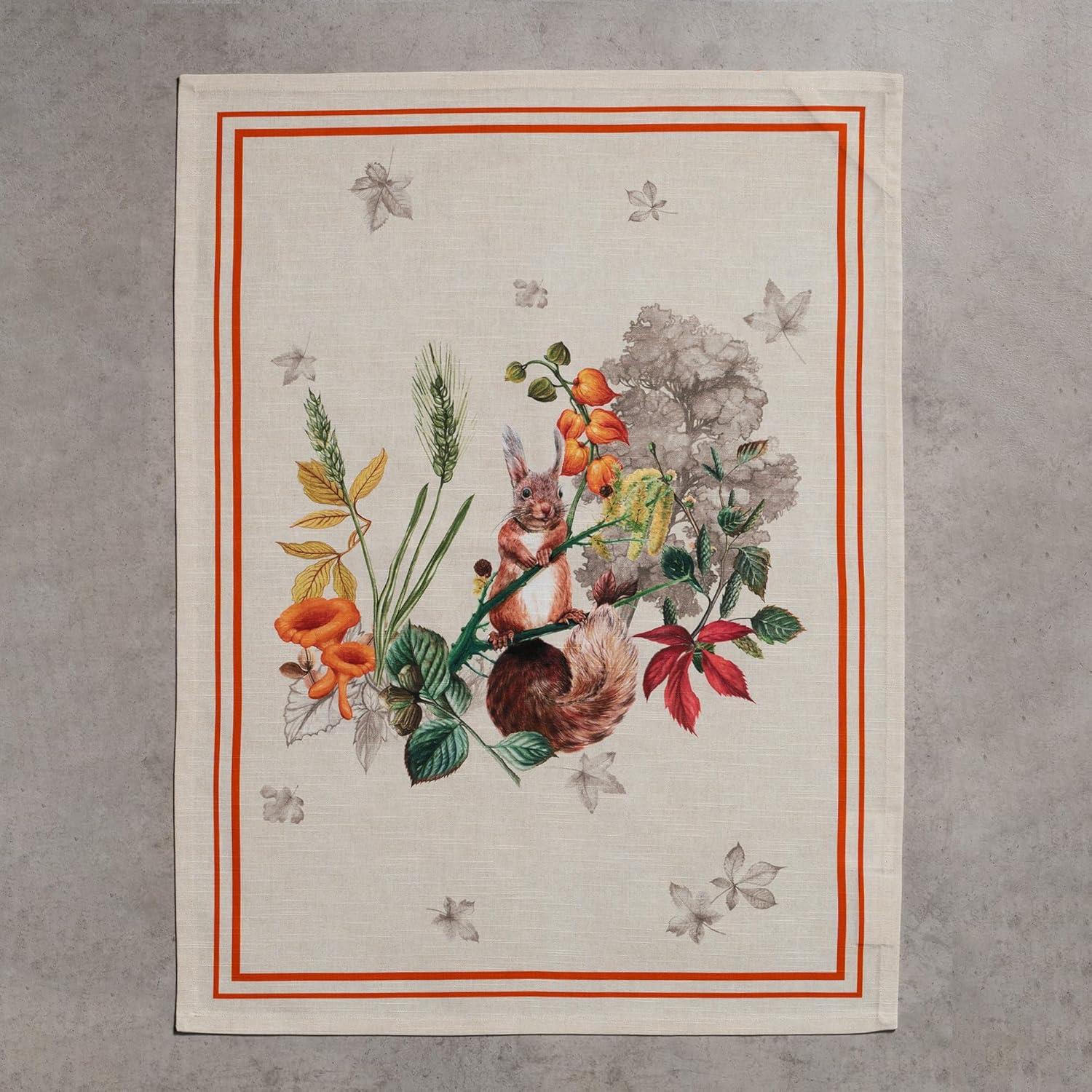 imageMaison d Hermine Kitchen Towels Set of 3 100 Cotton 20quot x 275quot Reusable Cloth Tea Dish Towels Absorbent with Hanging Loop for Kitchen Dining Thanksgiving Christmas Decorations Recolte12  Recolte