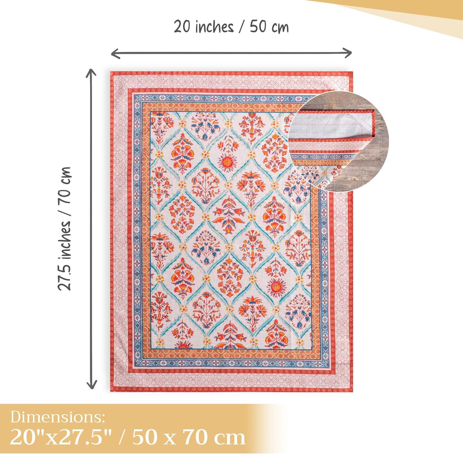 imageMaison d Hermine Kitchen Towels Set of 3 100 Cotton 20quot x 275quot Reusable Cloth Tea Dish Towels Absorbent with Hanging Loop for Kitchen Dining Thanksgiving Christmas Decorations Nila20  Romane