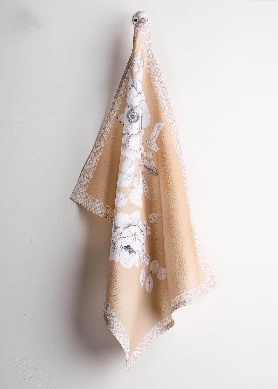 imageMaison d Hermine Kitchen Towels Set of 3 100 Cotton 20quot x 275quot Reusable Cloth Tea Dish Towels Absorbent with Hanging Loop for Kitchen Dining Thanksgiving Christmas Decorations Recolte19  Noel