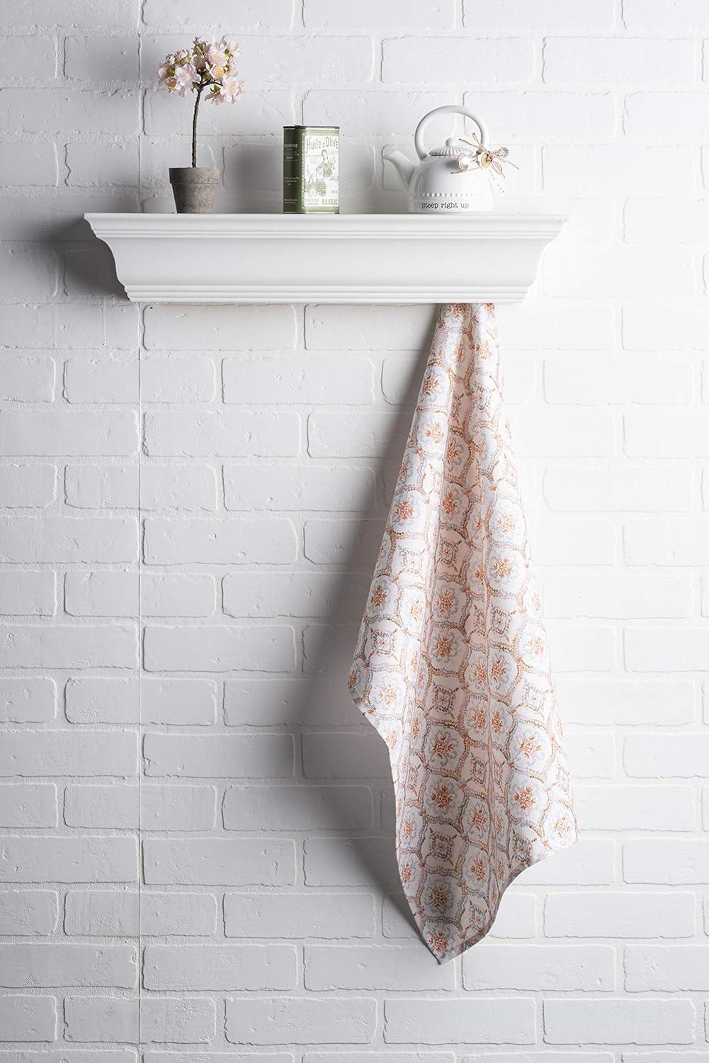 imageMaison d Hermine Kitchen Towels Set of 3 100 Cotton 20quot x 275quot Reusable Cloth Tea Dish Towels Absorbent with Hanging Loop for Kitchen Dining Thanksgiving Christmas Decorations Nila18  Fair Isle