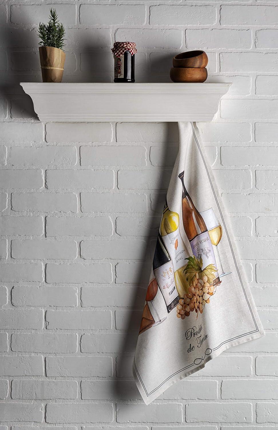 imageMaison d Hermine Kitchen Towels Set of 3 100 Cotton 20quot x 275quot Reusable Cloth Tea Dish Towels Absorbent with Hanging Loop for Kitchen Dining Thanksgiving Christmas Decorations Recolte26  Terroir