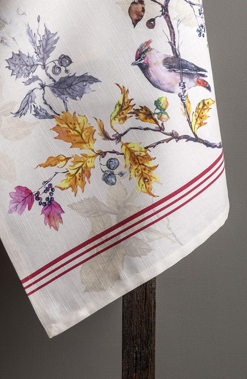 imageMaison d Hermine Kitchen Towels Set of 3 100 Cotton 20quot x 275quot Reusable Cloth Tea Dish Towels Absorbent with Hanging Loop for Kitchen Dining Thanksgiving Christmas Decorations Nila03  Equinoxe  Beige