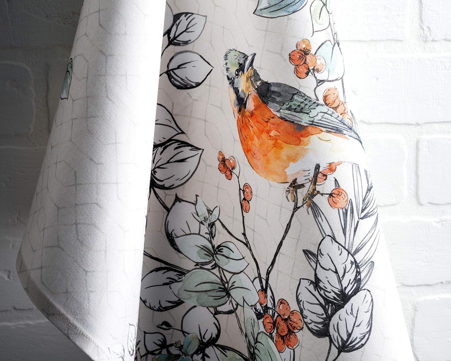 imageMaison d Hermine Kitchen Towels Set of 3 100 Cotton 20quot x 275quot Reusable Cloth Tea Dish Towels Absorbent with Hanging Loop for Kitchen Dining Thanksgiving Christmas Decorations Recolte29  Whitish Shabby Chique