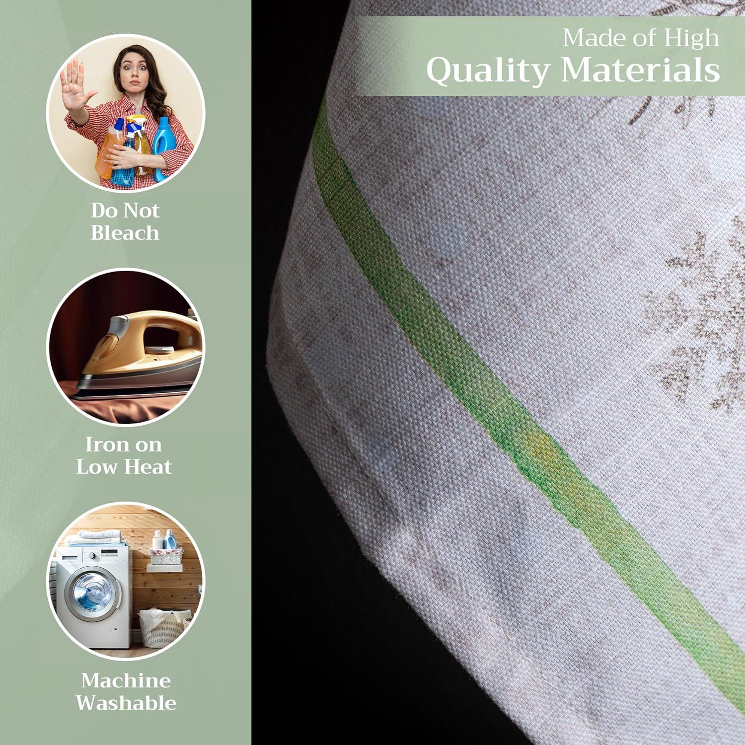 imageMaison d Hermine Kitchen Towels Set of 3 100 Cotton 20quot x 275quot Reusable Cloth Tea Dish Towels Absorbent with Hanging Loop for Kitchen Dining Thanksgiving Christmas Decorations Recolte20  Christmas Dew