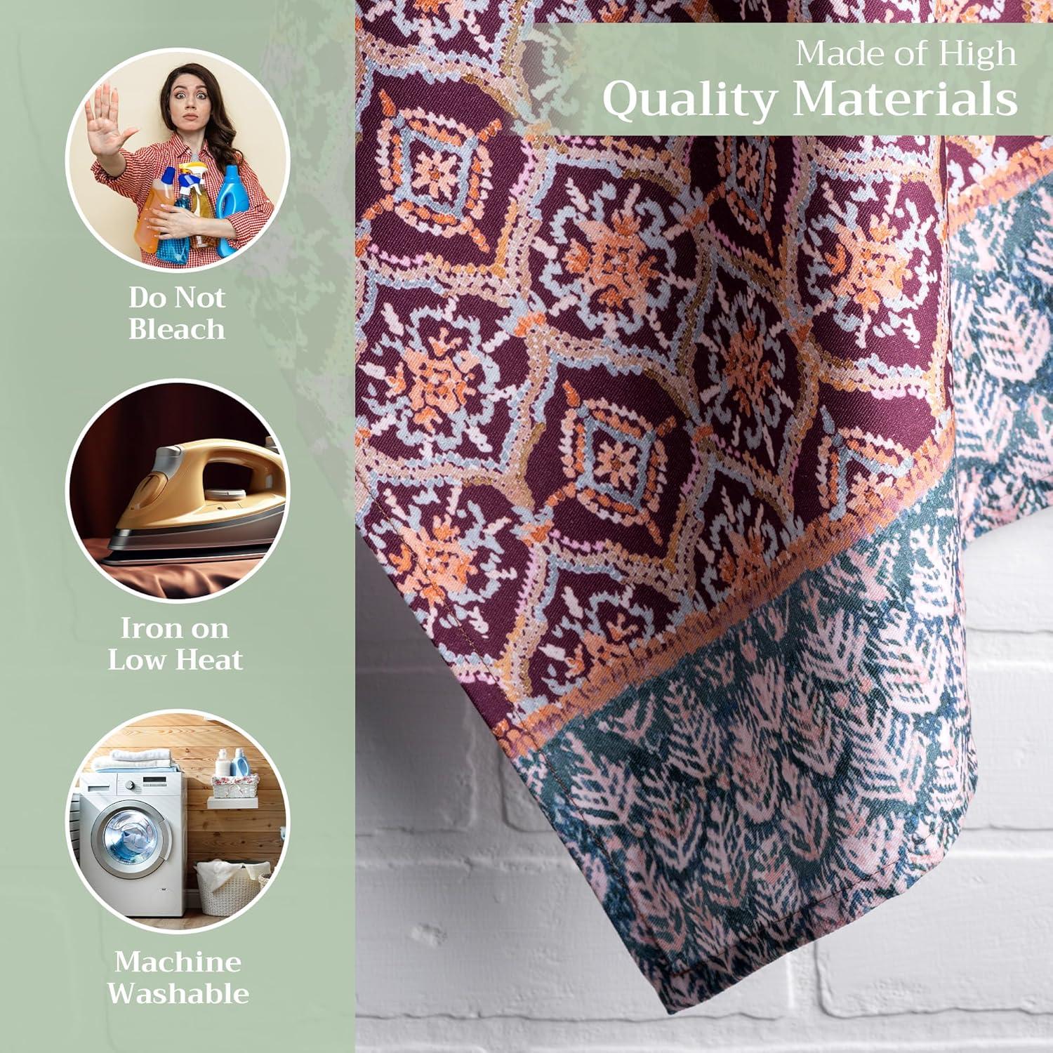 imageMaison d Hermine Kitchen Towels Set of 3 100 Cotton 20quot x 275quot Reusable Cloth Tea Dish Towels Absorbent with Hanging Loop for Kitchen Dining Thanksgiving Christmas Decorations Nila18  Fair Isle