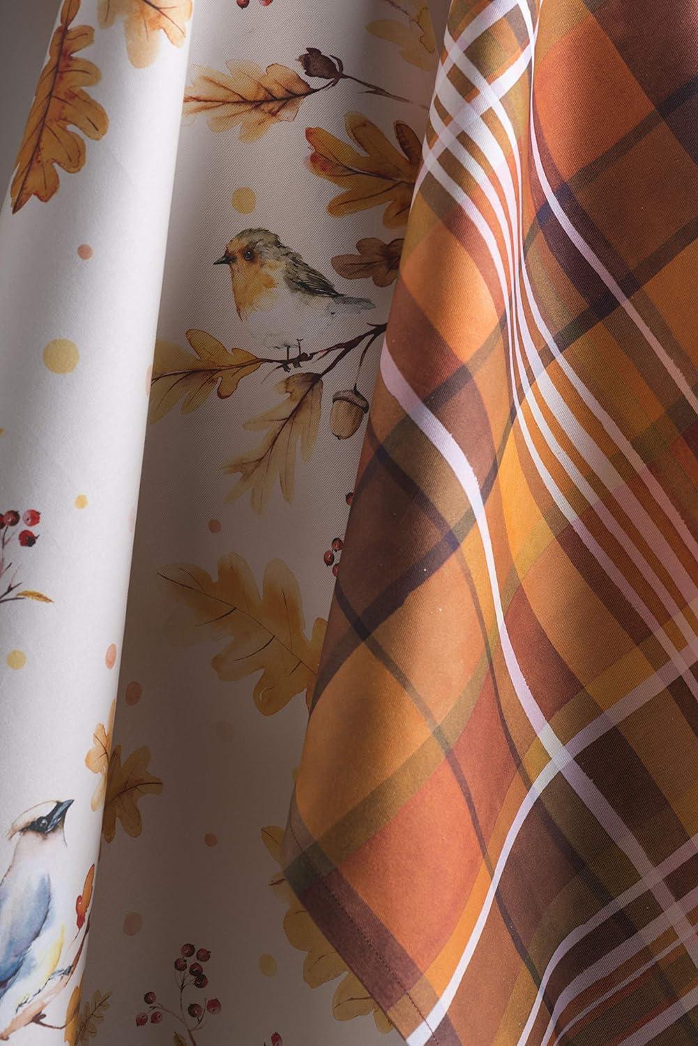 imageMaison d Hermine Kitchen Towels Set of 3 100 Cotton 20quot x 275quot Reusable Cloth Tea Dish Towels Absorbent with Hanging Loop for Kitchen Dining Thanksgiving Christmas Decorations Recolte16  Oak Leaves