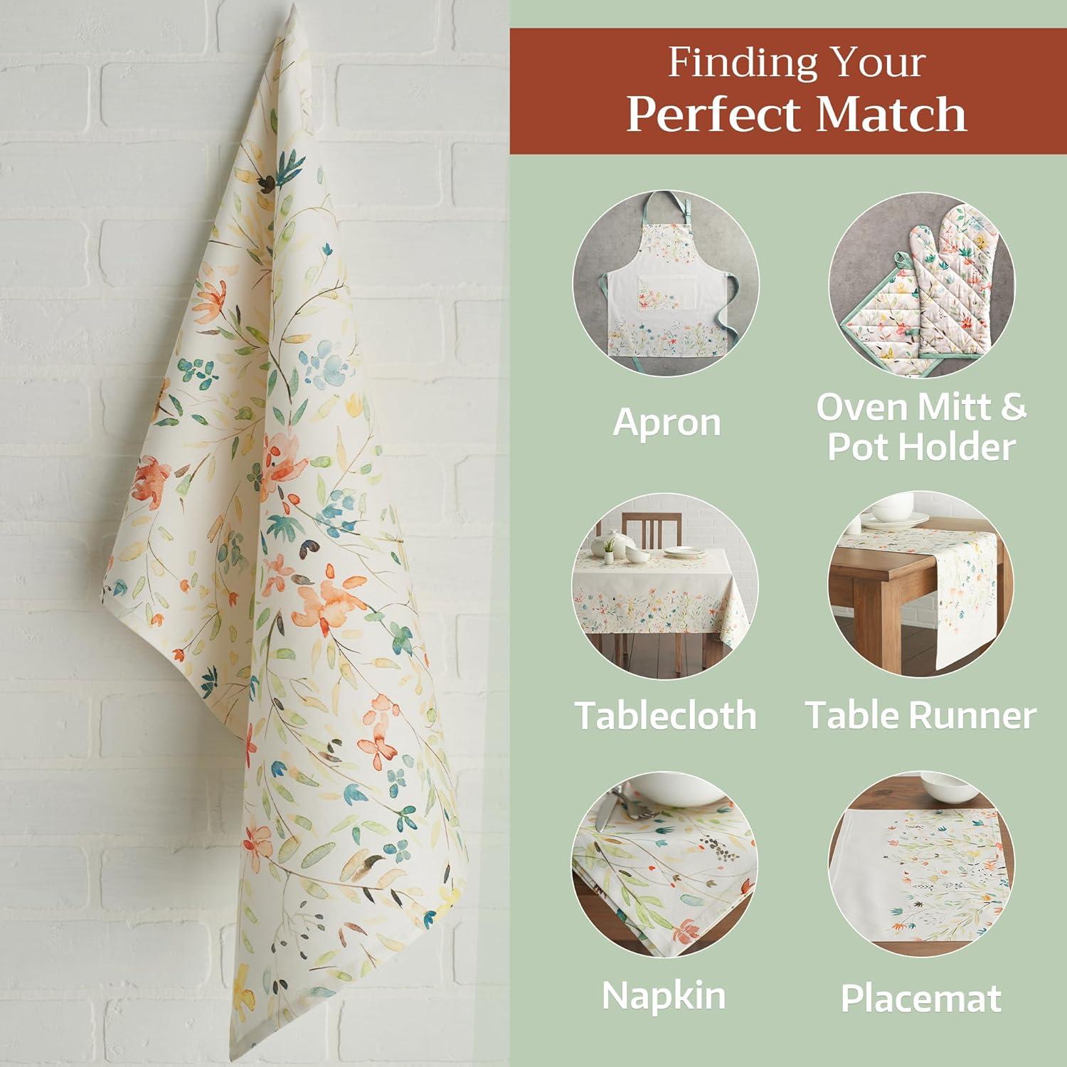 imageMaison d Hermine Kitchen Towels Set of 3 100 Cotton 20quot x 275quot Reusable Cloth Tea Dish Towels Absorbent with Hanging Loop for Kitchen Dining Thanksgiving Christmas Decorations Nila10  Colmar