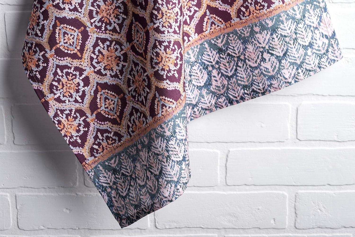 imageMaison d Hermine Kitchen Towels Set of 3 100 Cotton 20quot x 275quot Reusable Cloth Tea Dish Towels Absorbent with Hanging Loop for Kitchen Dining Thanksgiving Christmas Decorations Nila18  Fair Isle