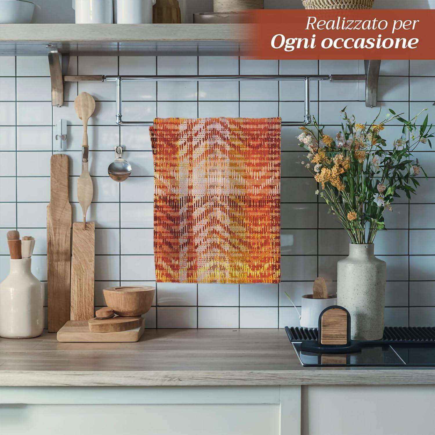 imageMaison d Hermine Kitchen Towels Set of 3 100 Cotton 20quot x 275quot Reusable Cloth Tea Dish Towels Absorbent with Hanging Loop for Kitchen Dining Thanksgiving Christmas Decorations Recolte11  Thanksgiving Tartan