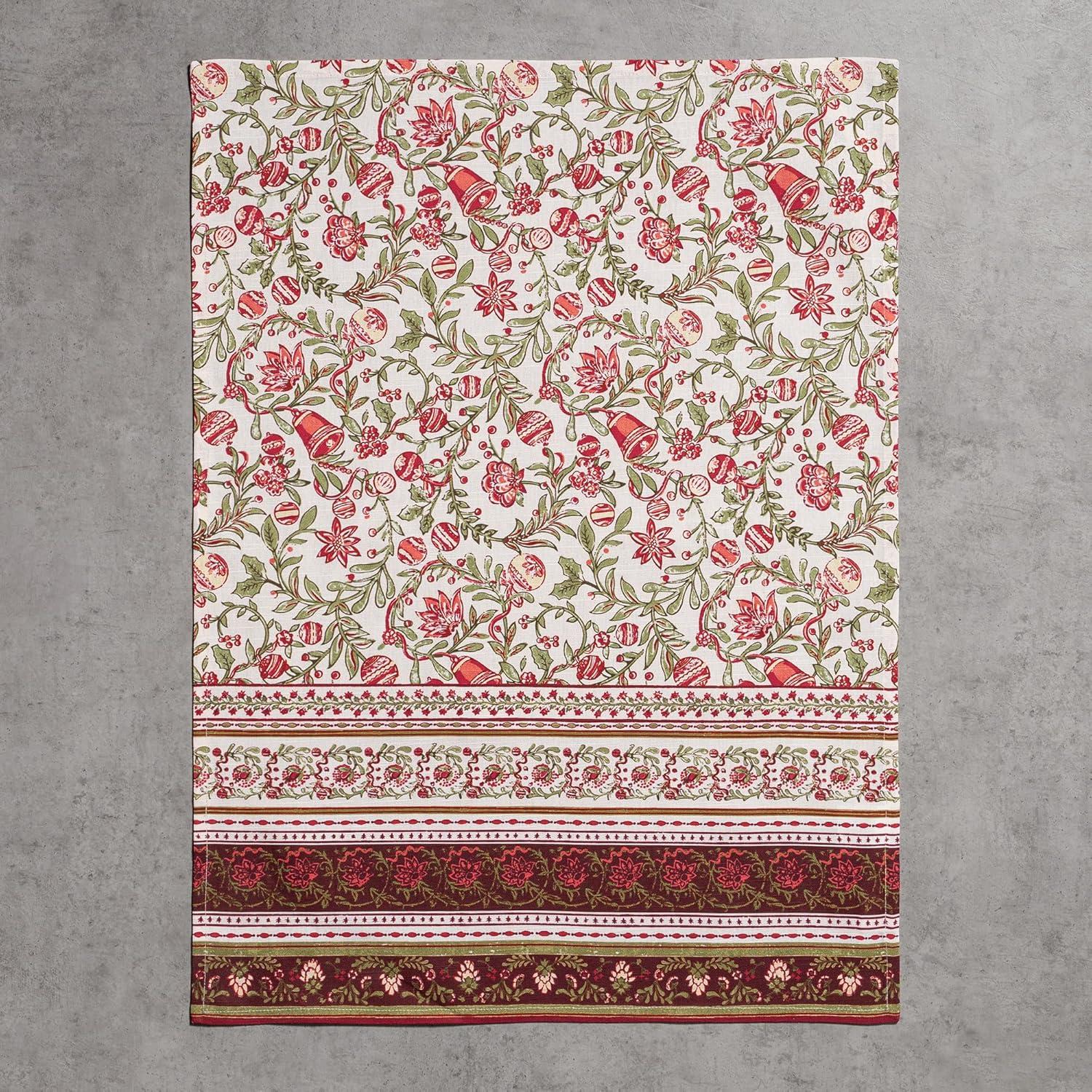 imageMaison d Hermine Kitchen Towels Set of 3 100 Cotton 20quot x 275quot Reusable Cloth Tea Dish Towels Absorbent with Hanging Loop for Kitchen Dining Thanksgiving Christmas Decorations Recolte13  Reveillon Au Jardin