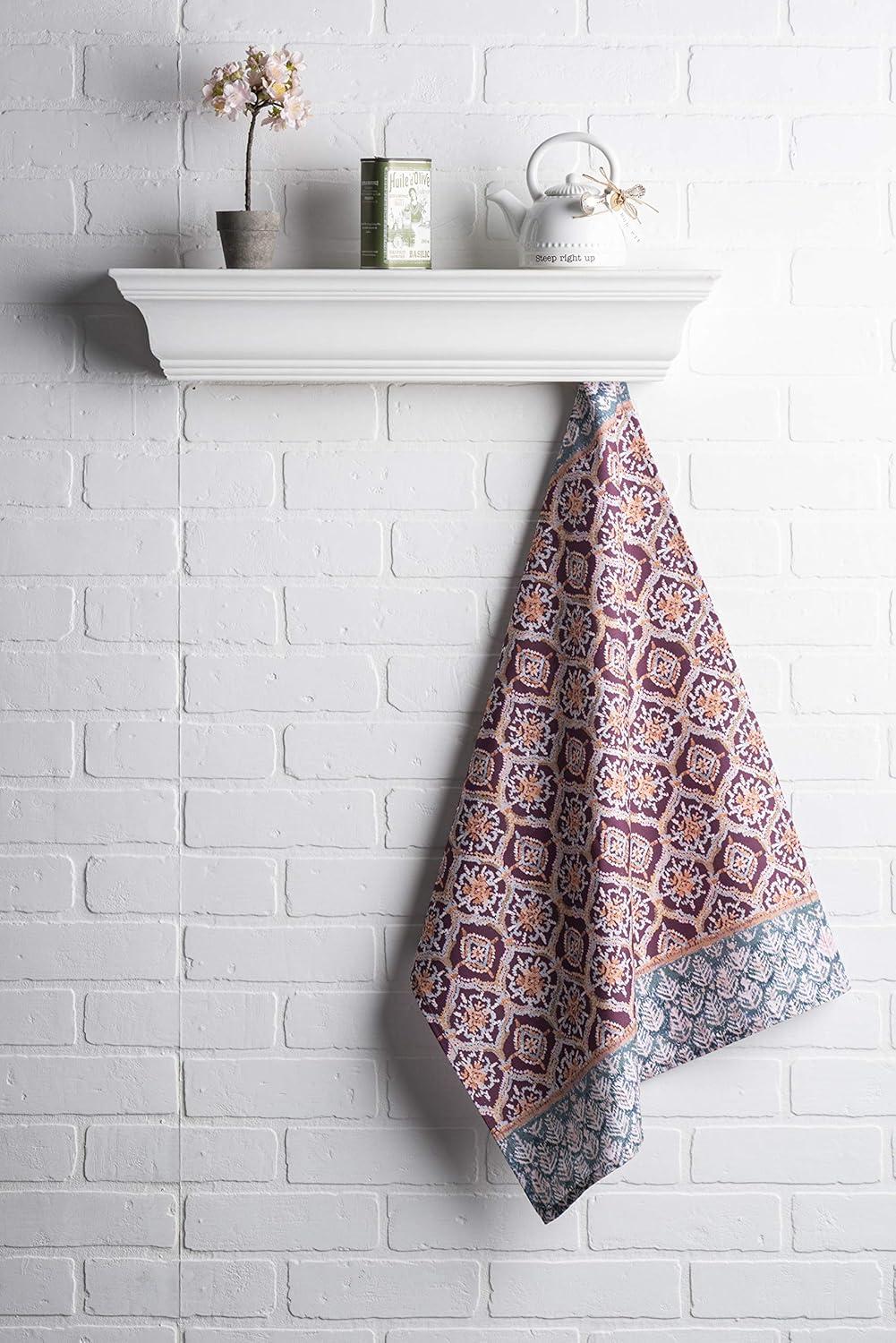 imageMaison d Hermine Kitchen Towels Set of 3 100 Cotton 20quot x 275quot Reusable Cloth Tea Dish Towels Absorbent with Hanging Loop for Kitchen Dining Thanksgiving Christmas Decorations Nila18  Fair Isle