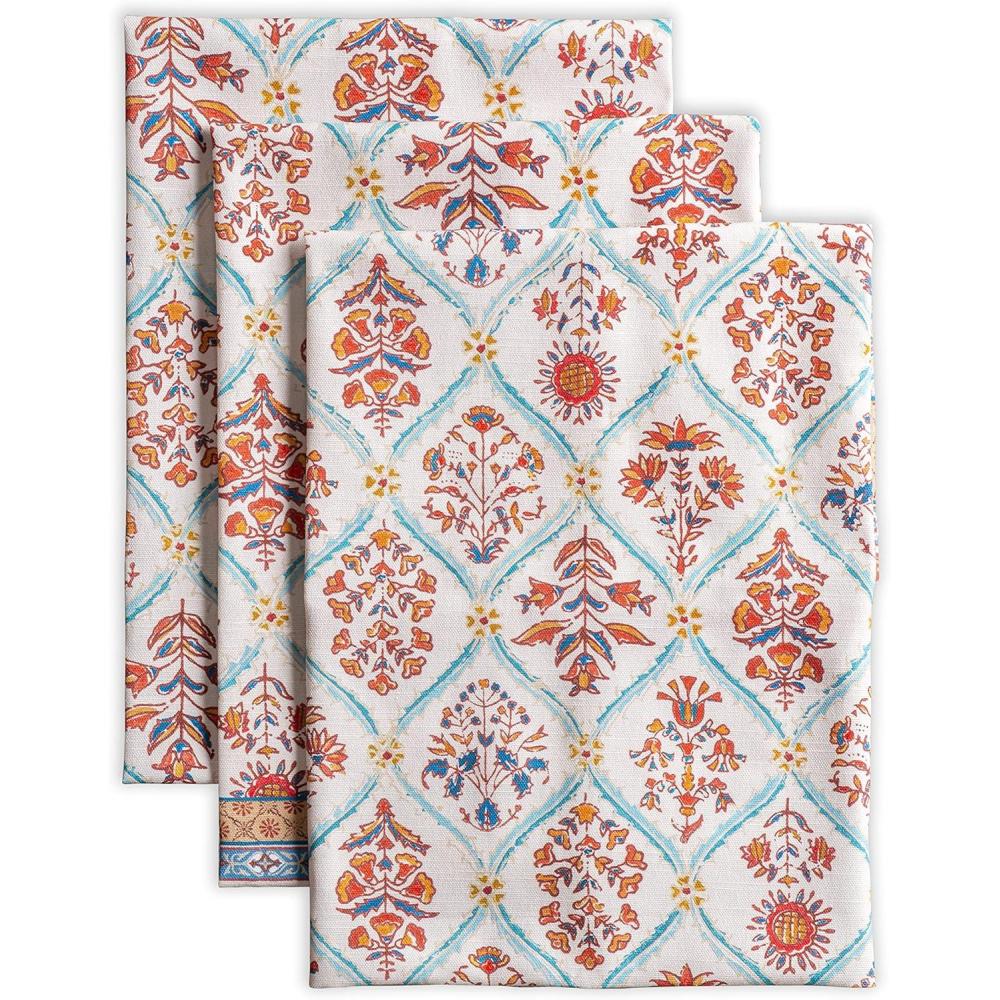 imageMaison d Hermine Kitchen Towels Set of 3 100 Cotton 20quot x 275quot Reusable Cloth Tea Dish Towels Absorbent with Hanging Loop for Kitchen Dining Thanksgiving Christmas Decorations Nila20  Romane