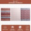 imageMaison d Hermine Kitchen Towels Set of 3 100 Cotton 20quot x 275quot Reusable Cloth Tea Dish Towels Absorbent with Hanging Loop for Kitchen Dining Thanksgiving Christmas Decorations Nila18  Fair Isle